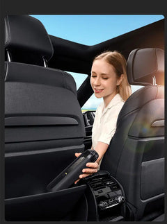 Wireless Car Vacuum Cleaner – 5000Pa Suction, USB Rechargeable, Compact Handheld for Car & Home