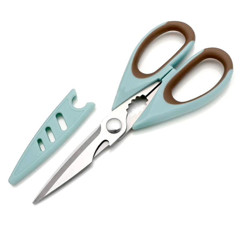 Heavy-Duty Kitchen Scissors – Multipurpose Stainless Steel Poultry Shears for Right & Left-Handed Use with Built-In Bottle Opener