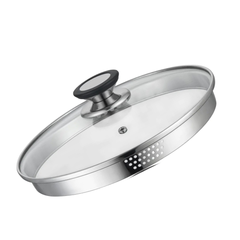6 Qt Premium Stainless Steel Stock Pot with Strainer Lid
