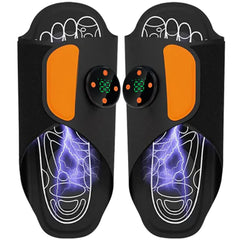 EMS Rechargeable Foot Massager Slippers – Cordless Pain Relief with Remote (8 Modes, 19 Intensity Levels) Say goodbye to sore, tired feet—in just 15 minutes a day.