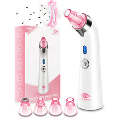 Blackhead Remover Pore Vacuum – Electric Suction Extractor Tool (Pink)