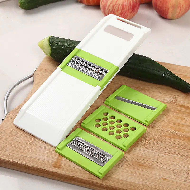 3-in-1 Stainless Steel Kitchen Grater Tool – Slice, Shred, and Save Time